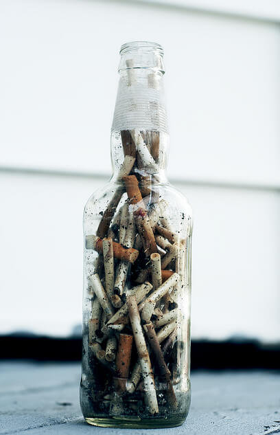 We are all a Jar full of cigarette butts!
